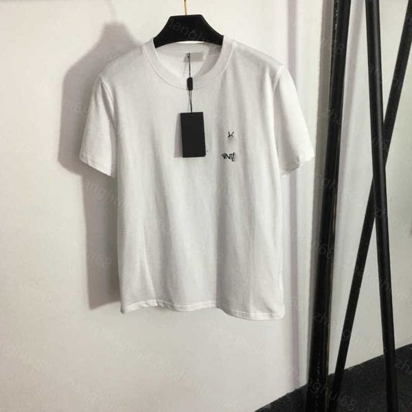 23ss womens designer clothing tee womens t-shirt round neck pure cotton simple letter print loose short sleeve t-shirt womens clothes a1, White
23ss womens designer clothing tee womens t-shirt round neck pure cotton simple letter print loose short sleeve t-shirt womens clothes a1, White
