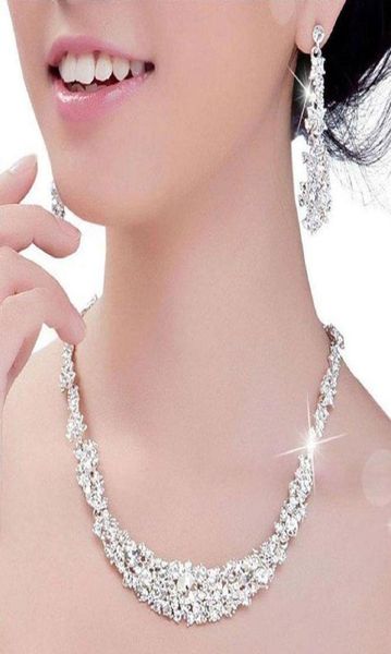 new crystal bridal jewelry set silver plated necklace diamond earrings wedding jewelry sets for bride bridesmaids women bridal acc3610034, White
new crystal bridal jewelry set silver plated necklace diamond earrings wedding jewelry sets for bride bridesmaids women bridal acc3610034, White