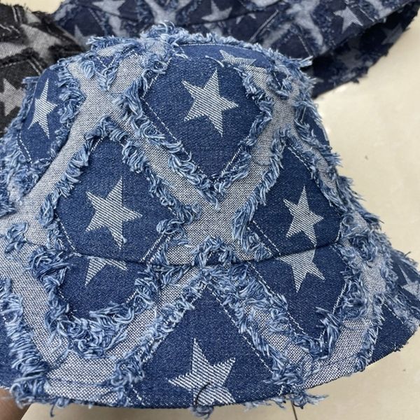 wide brim hats bucket rough selvedge design star printing hat summer pattern fisherman for teens cloth 230629, Blue;gray
wide brim hats bucket rough selvedge design star printing hat summer pattern fisherman for teens cloth 230629, Blue;gray