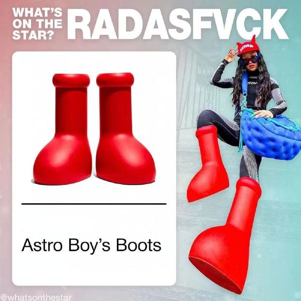 2023 designer mschf men women rain boots big red boot eve rubber astro boy reps over the knee booties cartoon shoes thick bottom platform, Black
2023 designer mschf men women rain boots big red boot eve rubber astro boy reps over the knee booties cartoon shoes thick bottom platform, Black