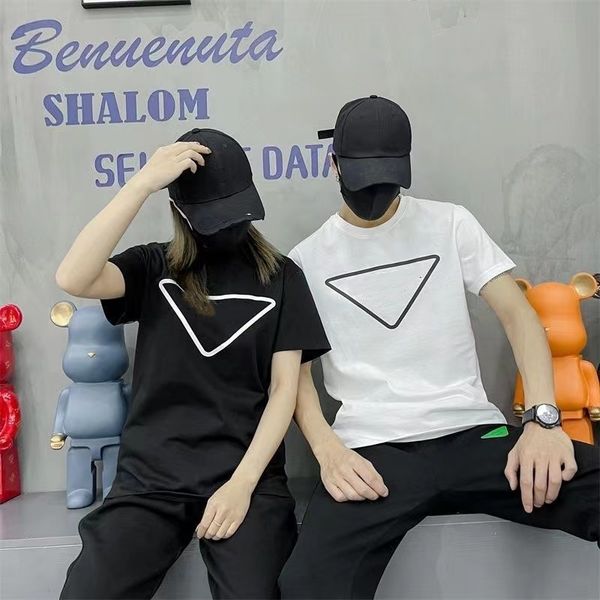 high-quality designer t shirt mens womens couple round neck pure t shirt cotton matching alphabet print men short sleeve, White;black
high-quality designer t shirt mens womens couple round neck pure t shirt cotton matching alphabet print men short sleeve, White;black