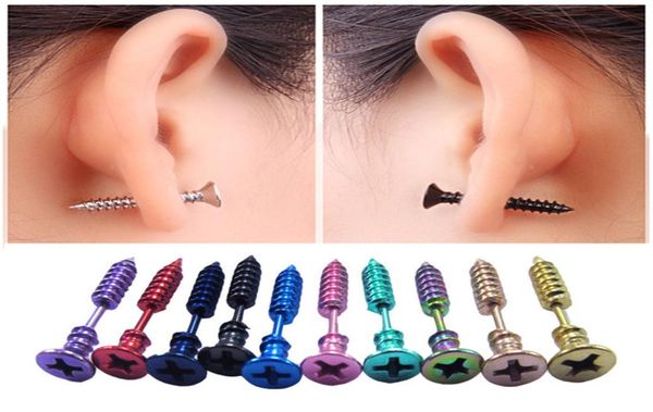 10 double titanium steel screw earrings fashion men and women models exquisite stainless steel hypoallergenic screw earrings whole1409673, Golden;silver 
10 double titanium steel screw earrings fashion men and women models exquisite stainless steel hypoallergenic screw earrings whole1409673, Golden;silver