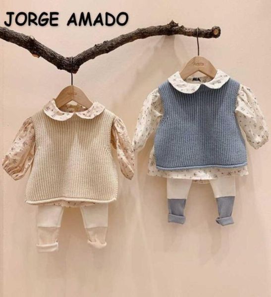 spring korean style kids girls floral shirts wool vest leggings cap children fashion clothes e19 2106104854208, White;black
spring korean style kids girls floral shirts wool vest leggings cap children fashion clothes e19 2106104854208, White;black