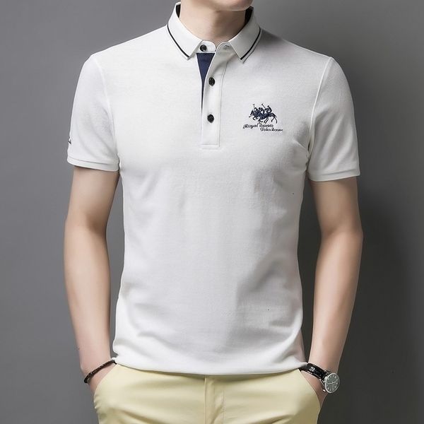men s polos mlshp cotton summer mens polo shirts short sleeve embroidery business casual male slim fit golf man tees 4xl 230629, White;black
men s polos mlshp cotton summer mens polo shirts short sleeve embroidery business casual male slim fit golf man tees 4xl 230629, White;black