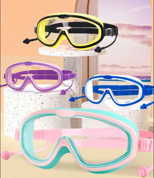 summer boys girls diving goggles big frame anti fog swimming goggles kids professionals hd waterproof earplugs children swim glasses s0181, Blue
summer boys girls diving goggles big frame anti fog swimming goggles kids professionals hd waterproof earplugs children swim glasses s0181, Blue
