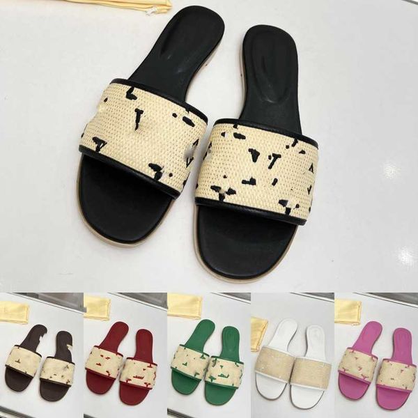 2023 women luxury designer slippers espadrilles fashion summer banquet slide shoes pp straw outdoor leather brand sandals multicolor casual, Black
2023 women luxury designer slippers espadrilles fashion summer banquet slide shoes pp straw outdoor leather brand sandals multicolor casual, Black