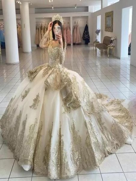 2023 champagne beaded quinceanera dresses lace up appliqued long sleeve princess ball gown prom party wear masquerade dress gb11089659571, Blue;red
2023 champagne beaded quinceanera dresses lace up appliqued long sleeve princess ball gown prom party wear masquerade dress gb11089659571, Blue;red
