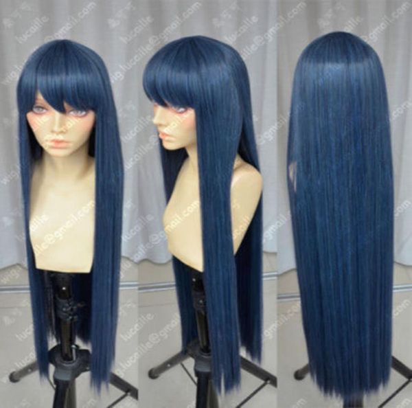 danganronpa maizono sayaka 100cm blue black cosplay party synthetic wig3381205, Black;brown
danganronpa maizono sayaka 100cm blue black cosplay party synthetic wig3381205, Black;brown