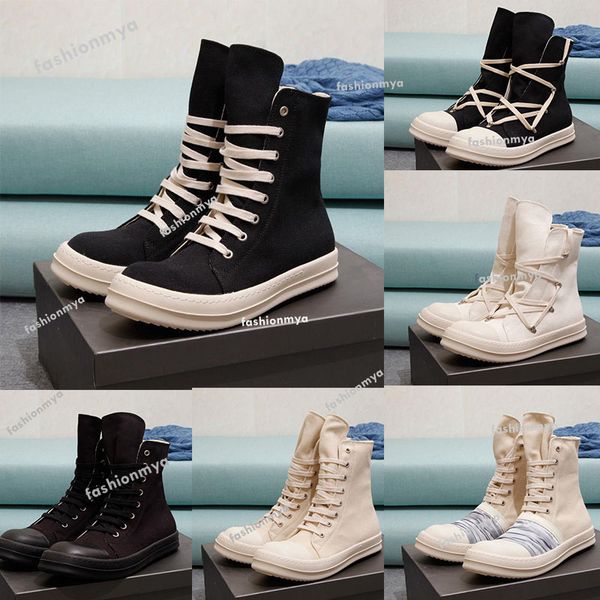 designer boots rick boots men women canvas shoes genuine leather sneakers high owen booties black trainers breathable platform boot 35-47
designer boots rick boots men women canvas shoes genuine leather sneakers high owen booties black trainers breathable platform boot 35-47