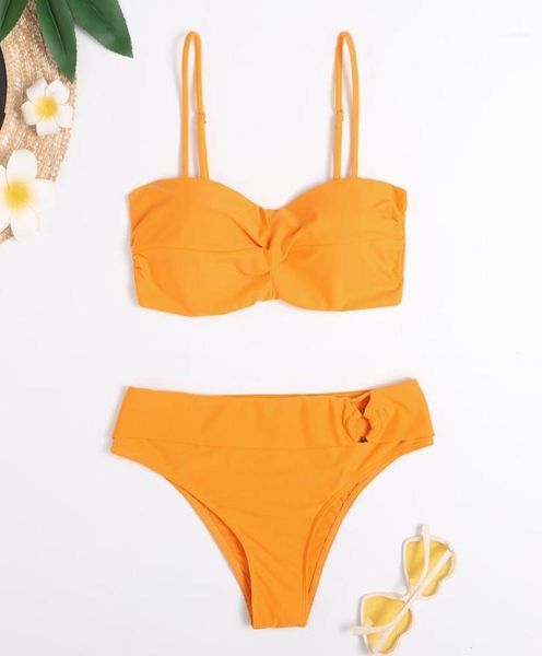 twopiece bikini set women swimwear ed bandeau removable shoulder strap high waist bodysuit bathing suit beachwear o9694825
twopiece bikini set women swimwear ed bandeau removable shoulder strap high waist bodysuit bathing suit beachwear o9694825