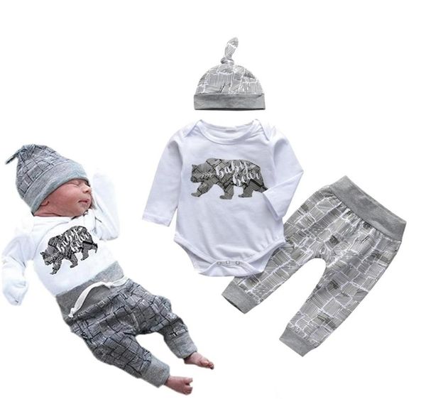 newborn boy clothes baby bear letter print long sleeve romperpantshat infant clothing 3pcs toddler outfits set 2103091487190, White
newborn boy clothes baby bear letter print long sleeve romperpantshat infant clothing 3pcs toddler outfits set 2103091487190, White
