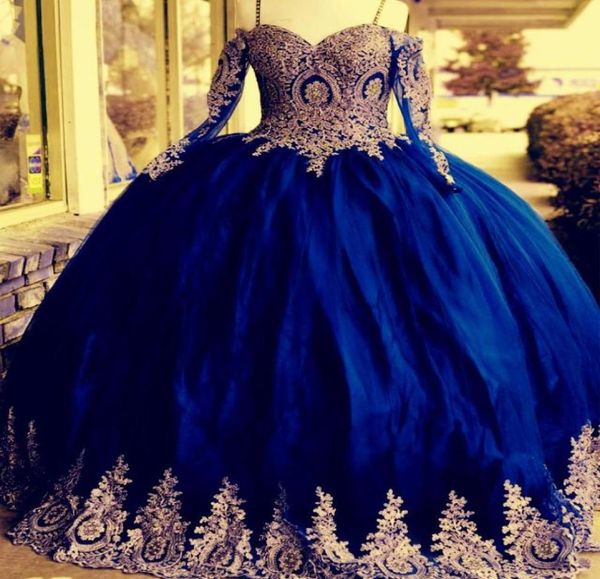 amazing royal blue with gold applique quinceanera prom dresses ball gown long sleeves lace cold shoulder sweet 16 party dress5356410, Blue;red
amazing royal blue with gold applique quinceanera prom dresses ball gown long sleeves lace cold shoulder sweet 16 party dress5356410, Blue;red
