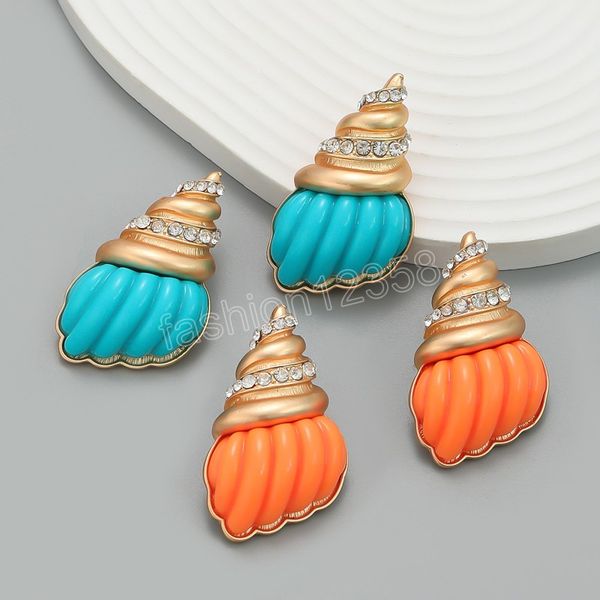 fashionable metal resin conch animal earrings for women's exaggerated and minimalist dangle earings banquet jewelry accessories, Silver
fashionable metal resin conch animal earrings for women's exaggerated and minimalist dangle earings banquet jewelry accessories, Silver