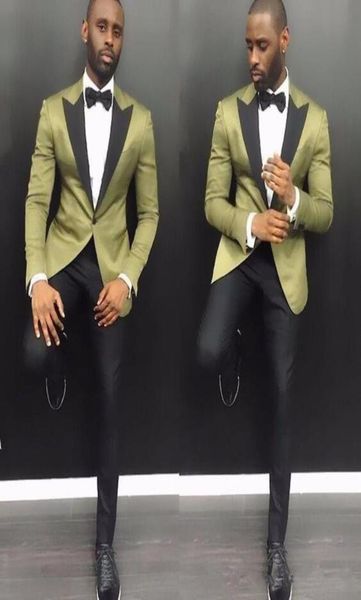arm green men suits for wedding tuxedos 2019 three piece jacket pants vest groom waistcoat blazer latest style9294928, Black;gray
arm green men suits for wedding tuxedos 2019 three piece jacket pants vest groom waistcoat blazer latest style9294928, Black;gray