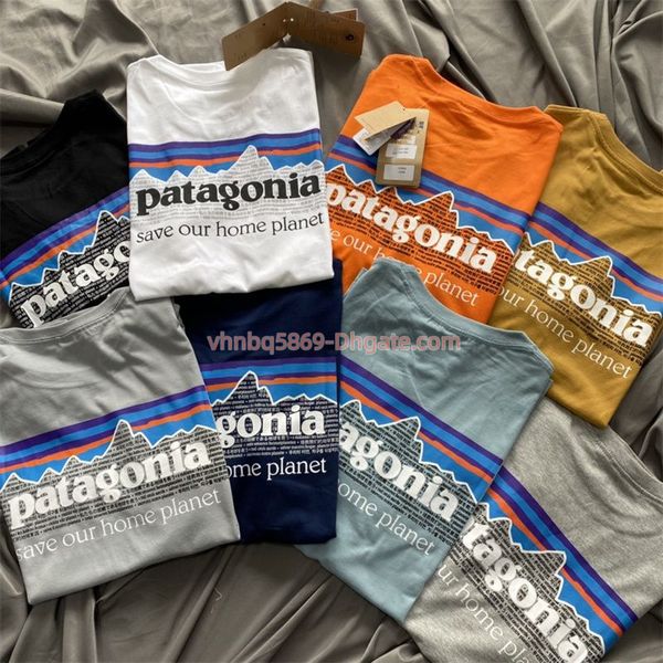 beams x patagonias tees cotton t shirt mountain print wild round neck short-sleeved t-shirt, Blue
beams x patagonias tees cotton t shirt mountain print wild round neck short-sleeved t-shirt, Blue