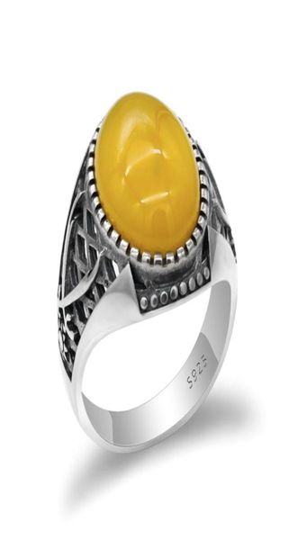 925 sterling silver men ring with yellow onyx stone ring double swords vintage thai silver style for manturkish handmade jewelry3654646, Golden;silver
925 sterling silver men ring with yellow onyx stone ring double swords vintage thai silver style for manturkish handmade jewelry3654646, Golden;silver