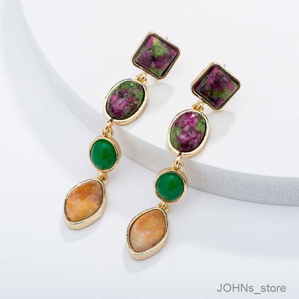 stud aesthetic natural stone women's earrings long earings fashion cool multi-color earring party gift jewellery r230630, Golden;silver
stud aesthetic natural stone women's earrings long earings fashion cool multi-color earring party gift jewellery r230630, Golden;silver