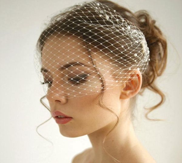 pearl bandeau birdcage wedding veil russian netting headband veil bridal accessories with metal combes both side short veil for br7425684, Black
pearl bandeau birdcage wedding veil russian netting headband veil bridal accessories with metal combes both side short veil for br7425684, Black