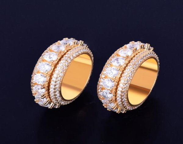 men039s rotating eternity ring women 18k gold color ice out cubic zircon fashion hip hop jewelry rotatable5593982, Golden;silver
men039s rotating eternity ring women 18k gold color ice out cubic zircon fashion hip hop jewelry rotatable5593982, Golden;silver