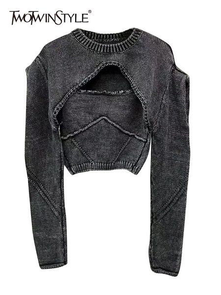 two piece dress twotwinstyle streetwear denim set womens square collar sleeveless tanks o neck long sleeve knitting female sets 230630, White
two piece dress twotwinstyle streetwear denim set womens square collar sleeveless tanks o neck long sleeve knitting female sets 230630, White