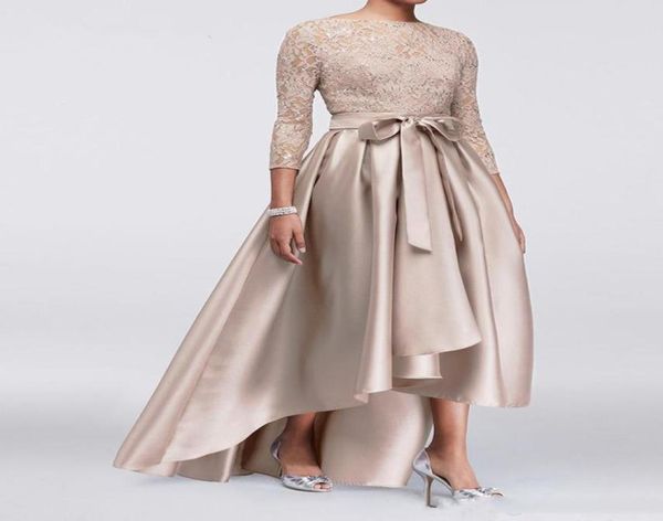 elegant plus size mother dresses lace applique sequins 34 long sleeves satin high low sashes mother of the bride dresses robe de 3174013, Black;red
elegant plus size mother dresses lace applique sequins 34 long sleeves satin high low sashes mother of the bride dresses robe de 3174013, Black;red