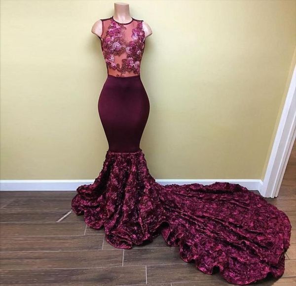 2017 burgundy red mermaid evening dresses sheer neck appliques flowers satin black girls long prom dresses 2k17 formal party dress3948686, Black;red
2017 burgundy red mermaid evening dresses sheer neck appliques flowers satin black girls long prom dresses 2k17 formal party dress3948686, Black;red