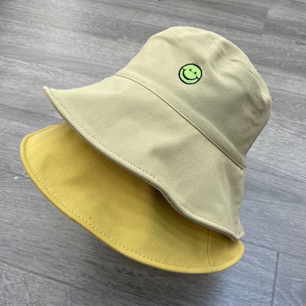 wide brim hats bucket fisherman hat summer embroidered smiley face basin wide brimmed version outdoor women sunshade leisure sunscreen 23062, Blue;gray
wide brim hats bucket fisherman hat summer embroidered smiley face basin wide brimmed version outdoor women sunshade leisure sunscreen 23062, Blue;gray