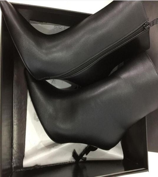 real leather brand shoes woman boots ankle highheeled shoes pointed toe high heel wedding shoes with box 10cm 8cm size 35421729219, Black
real leather brand shoes woman boots ankle highheeled shoes pointed toe high heel wedding shoes with box 10cm 8cm size 35421729219, Black