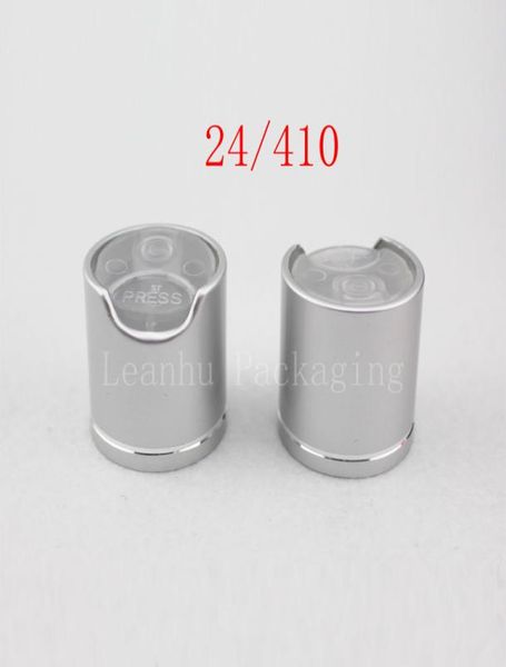 silver disc caps with aluminum collar 24410 aluminum shampoo capplastic bottle cap push pull press caps6330934
silver disc caps with aluminum collar 24410 aluminum shampoo capplastic bottle cap push pull press caps6330934