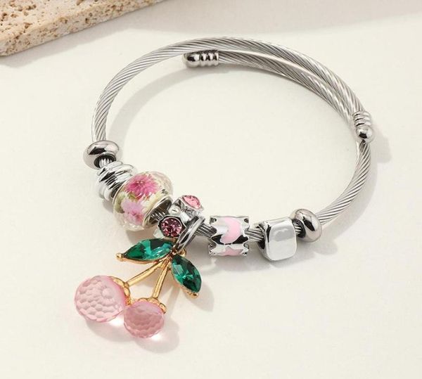 bangle european sweet cherry adjustable bracelets cute girls platinum metal fashion charm bracelet bangles bridesmaid jewelry for 1419930, Black
bangle european sweet cherry adjustable bracelets cute girls platinum metal fashion charm bracelet bangles bridesmaid jewelry for 1419930, Black