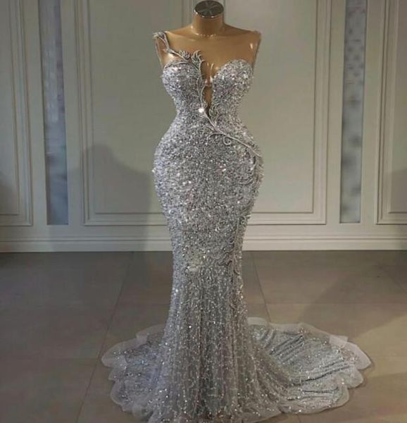 2021 plus size arabic aso ebi silver mermaid prom dresses lace sheer neck beaded evening formal party second reception gowns 9387242, Black
2021 plus size arabic aso ebi silver mermaid prom dresses lace sheer neck beaded evening formal party second reception gowns 9387242, Black