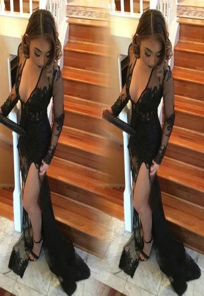 fashion black ankara prom dress plunging v neck long sleeves formal evening party gown custom made plus size6301525
fashion black ankara prom dress plunging v neck long sleeves formal evening party gown custom made plus size6301525