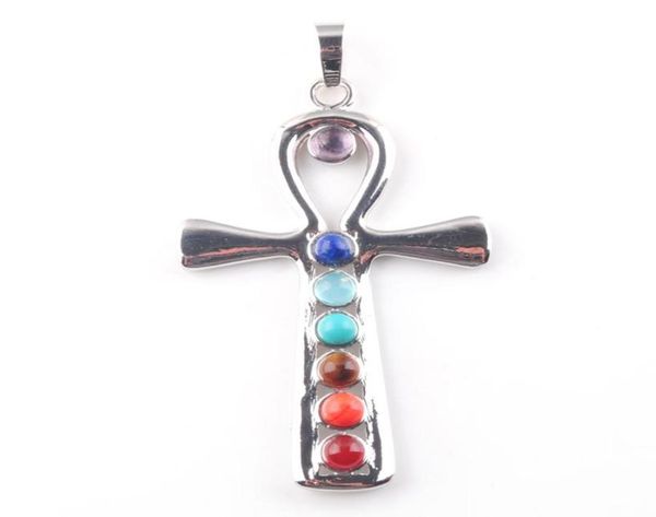 wojiaer 7 chakras natural stones cross pendants health amulet healing necklace 18quot length jewelry charms pendant n32629349219, Silver
wojiaer 7 chakras natural stones cross pendants health amulet healing necklace 18quot length jewelry charms pendant n32629349219, Silver