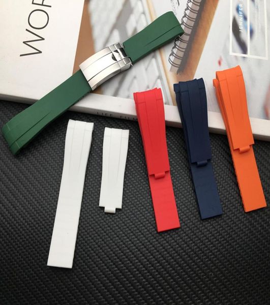 21mm18mm watch band curved end silicone rubber watchband for role strap for explorer ii 2 42mm dial bracelet combination buckle1642449, Black;brown
21mm18mm watch band curved end silicone rubber watchband for role strap for explorer ii 2 42mm dial bracelet combination buckle1642449, Black;brown