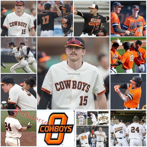 new cowboys wears ncaa custom oklahoma state college baseball jersey 24 christian encarnacion-strand 28 caeden trenkle 7 max hewitt 15, Blue;black
new cowboys wears ncaa custom oklahoma state college baseball jersey 24 christian encarnacion-strand 28 caeden trenkle 7 max hewitt 15, Blue;black