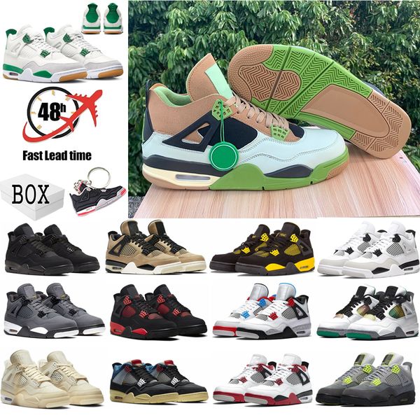 with box men women basketball shoes jumpman 4 4s sneaker military black cat fire red red thunder sail white oreo pure money dark mocha unive
with box men women basketball shoes jumpman 4 4s sneaker military black cat fire red red thunder sail white oreo pure money dark mocha unive