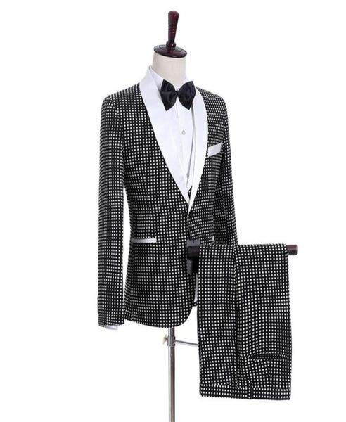 groomsmen shawl lapel groom tuxedos black with white dot men suits weddingprom man blazerbridegroom jacketpantsvesttie4092527, Black;gray
groomsmen shawl lapel groom tuxedos black with white dot men suits weddingprom man blazerbridegroom jacketpantsvesttie4092527, Black;gray