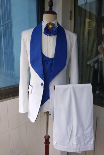 one button white side vent groom tuxedos shawl lapel men suits 3 pieces weddingpromdinner blazer jacketpantsvest3065866, Black;gray
one button white side vent groom tuxedos shawl lapel men suits 3 pieces weddingpromdinner blazer jacketpantsvest3065866, Black;gray