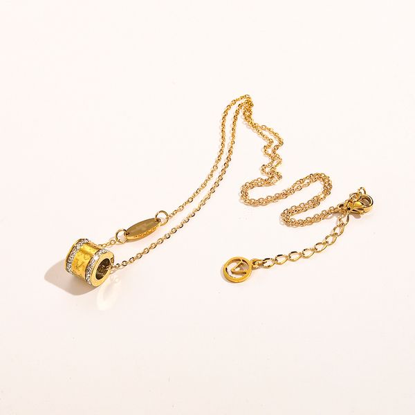 luxury brand designer pendants necklaces never fading 14k gold plated stainless steel letter choker pendant necklace beads chain jewelry acc, Silver
luxury brand designer pendants necklaces never fading 14k gold plated stainless steel letter choker pendant necklace beads chain jewelry acc, Silver