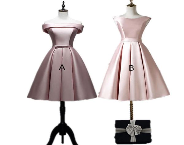 blush pink satin short bridesmaid dresses lace up 2020 knee length party dress robe de soiree7946154, White;pink
blush pink satin short bridesmaid dresses lace up 2020 knee length party dress robe de soiree7946154, White;pink