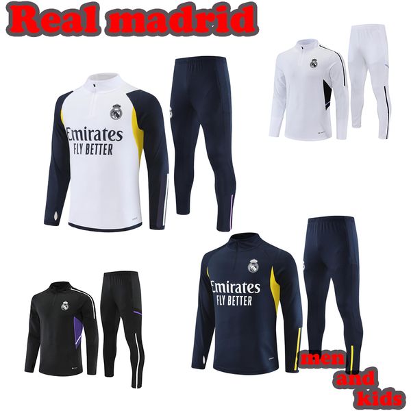 2023 2024 real madrids tracksuit training suit vini jr bellingham 23/24 real madrides men and kids football camavinga sportswear chandal fut, Black
2023 2024 real madrids tracksuit training suit vini jr bellingham 23/24 real madrides men and kids football camavinga sportswear chandal fut, Black