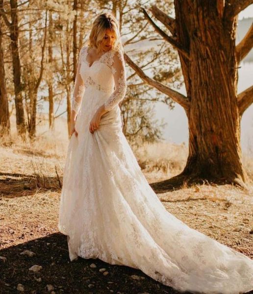 plus size lace country wedding dresses 2021 new court train beaded vneck 34 long seeve aline bridal gowns vestido de novia w2025032470, White
plus size lace country wedding dresses 2021 new court train beaded vneck 34 long seeve aline bridal gowns vestido de novia w2025032470, White