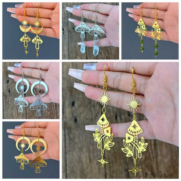 stud mushroom hollow drop earrings ethnic sun moon for women irregular crystal women's pendant earrings direct sales r230630, Golden;silver
stud mushroom hollow drop earrings ethnic sun moon for women irregular crystal women's pendant earrings direct sales r230630, Golden;silver