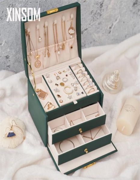 xinsom jewelry box organizer portable necklaces earrings rings jewelry organizer pu leather storage joyeros organizador de joyas 23878938, Black
xinsom jewelry box organizer portable necklaces earrings rings jewelry organizer pu leather storage joyeros organizador de joyas 23878938, Black