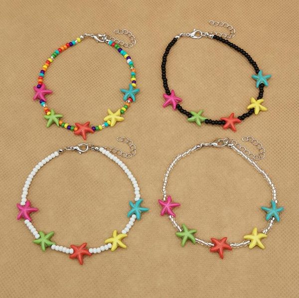 customizable anklets pine stone beaded beads colorful starfish anklets bohemian style women039s jewelry6332547, Red;blue
customizable anklets pine stone beaded beads colorful starfish anklets bohemian style women039s jewelry6332547, Red;blue