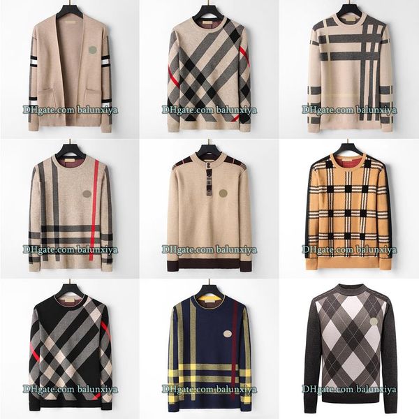 men sweaters round neck thickened sweater khaki plaid cardigan design knitwear woollen pullover sweatshirts comfy, Black;white
men sweaters round neck thickened sweater khaki plaid cardigan design knitwear woollen pullover sweatshirts comfy, Black;white