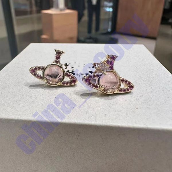 new saturn pink blue transit beads double sided earrings fashion women's versatile allergic earrings sweet earrings with box 2 color gr, Golden
new saturn pink blue transit beads double sided earrings fashion women's versatile allergic earrings sweet earrings with box 2 color gr, Golden