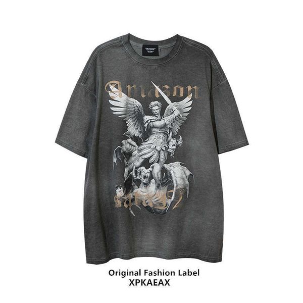 stir stussys brand fried color old god grey t-shirt for men and women european and roman vintage short sleeve spaceman, White;black
stir stussys brand fried color old god grey t-shirt for men and women european and roman vintage short sleeve spaceman, White;black