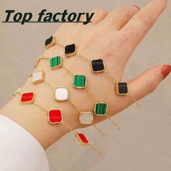 bracelet designer jewelry Fashion Classic 4/Four Leaf Clover Charm Bracelets Bangle Chain 18K Gold Agate Shell Mother-of-Pearl for Women Girl Wedding Mother' Day Women
bracelet designer jewelry Fashion Classic 4/Four Leaf Clover Charm Bracelets Bangle Chain 18K Gold Agate Shell Mother-of-Pearl for Women Girl Wedding Mother' Day Women