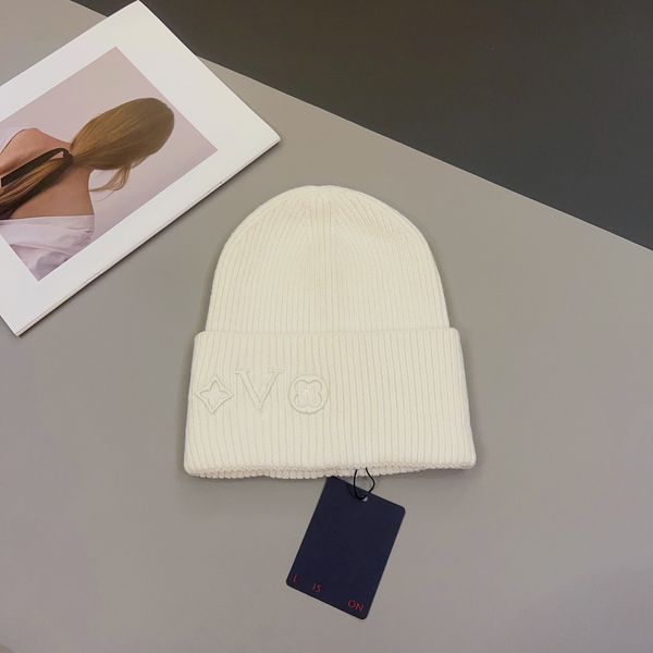 

Designer Hat Winter Beanie Knit Bonnet Men and Women Warm Cap Versatile Wood Temperature Cold Ski Cap Wo, No.2